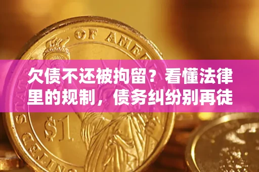 北京欠债不还被拘留？看懂法律里的规制，债务纠纷别再徒劳奔波