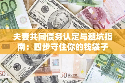 北京夫妻共同债务认定与避坑指南：四步守住你的钱袋子